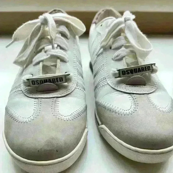 DSquared Leather Stripe Sneakers - Picture 5 of 6